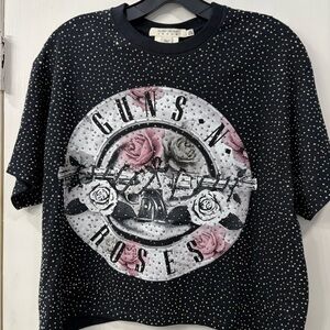 Alice and Olivia ALVERA EMBELLISHED TEE